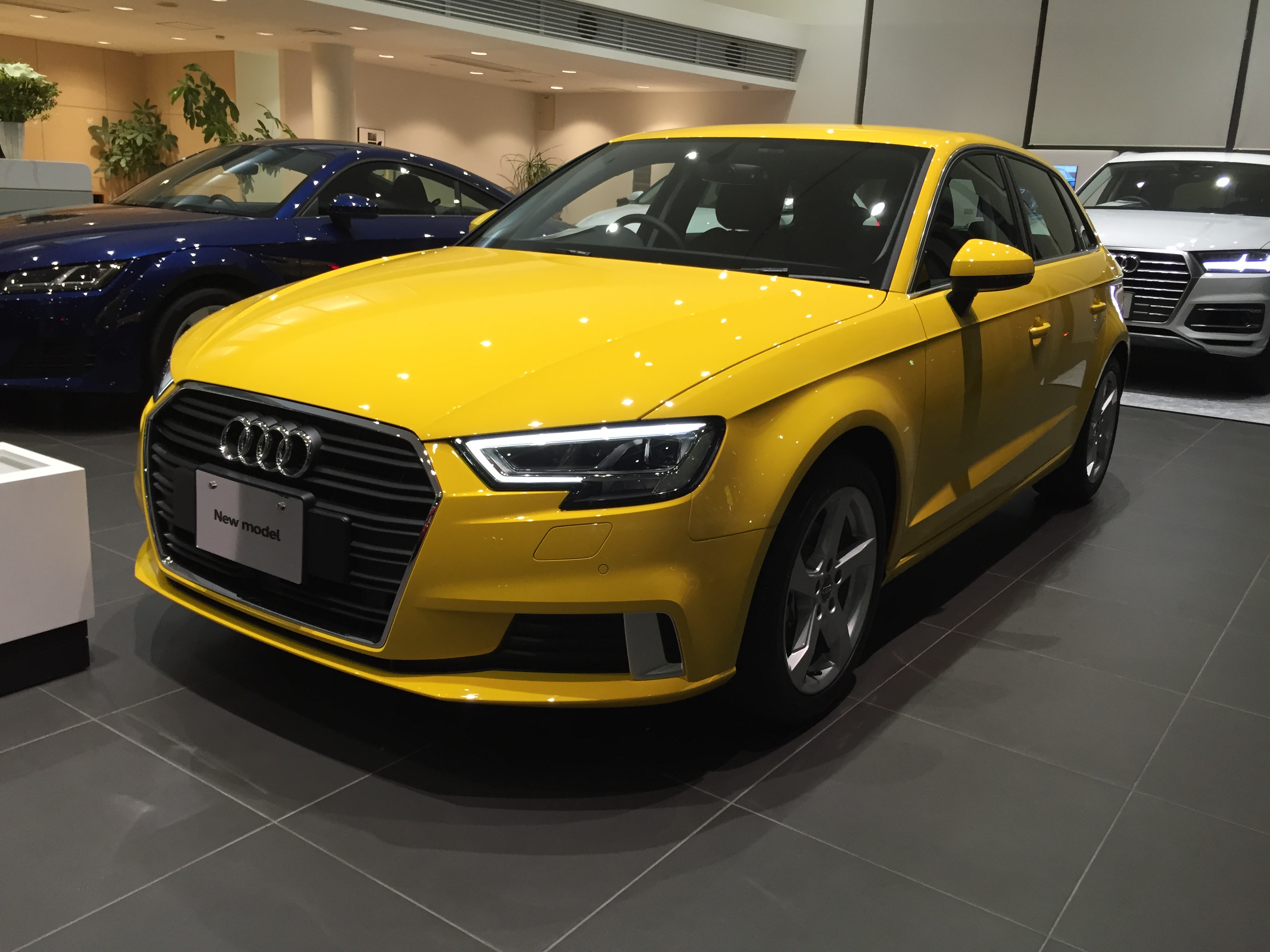 素敵なs3セダン 鮮やかなイエローa3sportbackの登場 スタッフブログ Audi 天白 名東